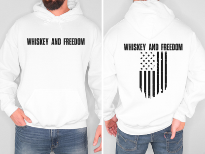Whiskey and Freedom Hooded Sweatshirt