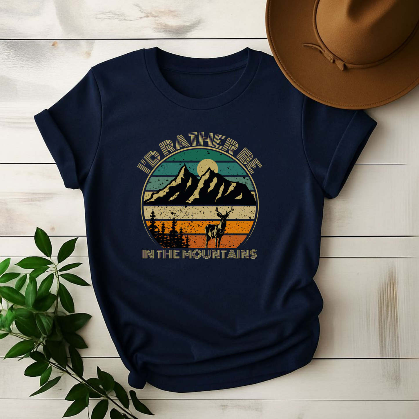 Id Rather Be in the Mountains T-Shirt