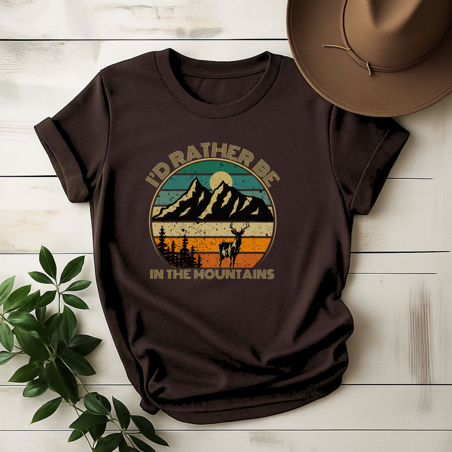 Id Rather Be in the Mountains T-Shirt
