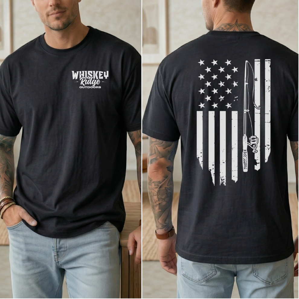 Whisky Ridge Outdoors, American Fishing T-Shirt