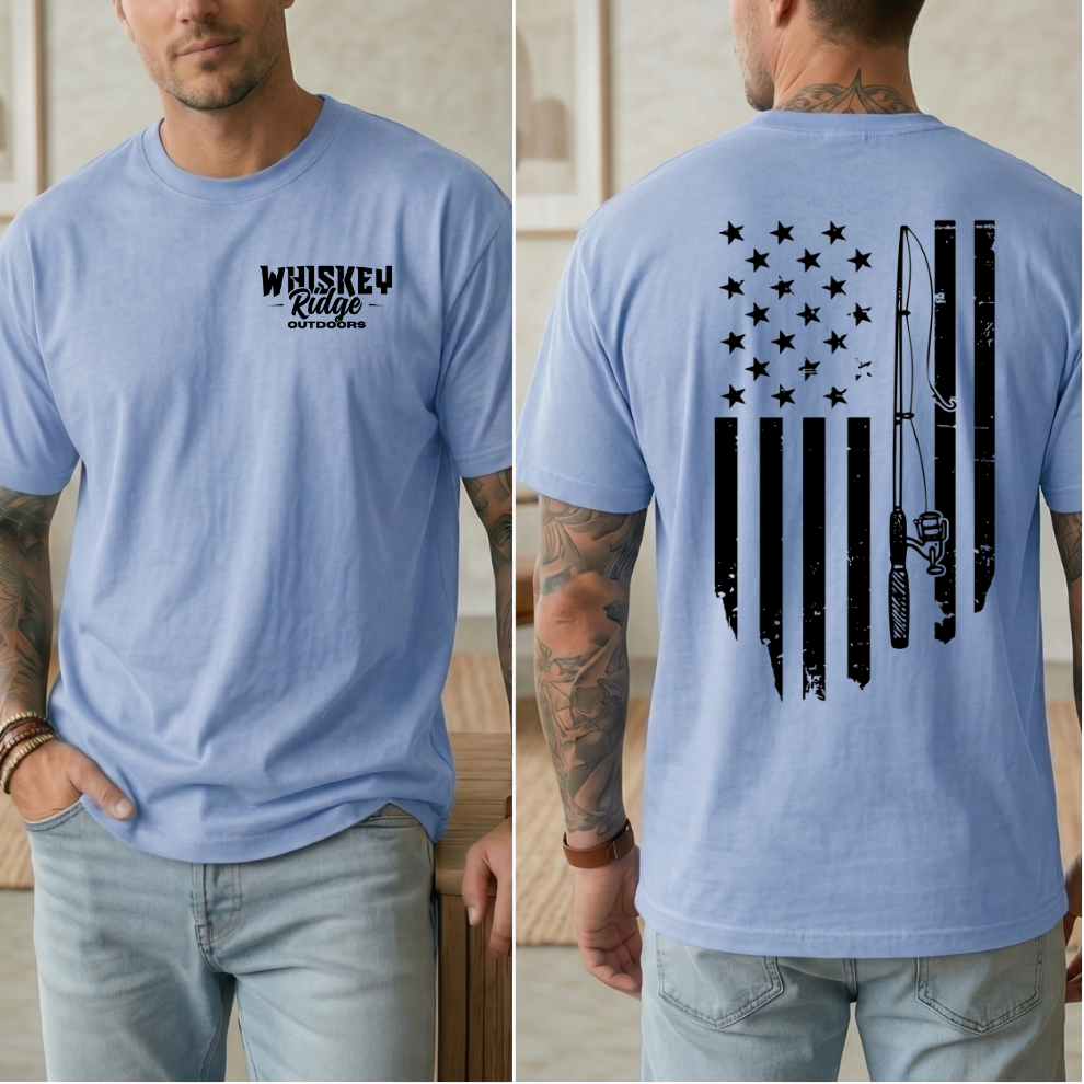 Whisky Ridge Outdoors, American Fishing T-Shirt
