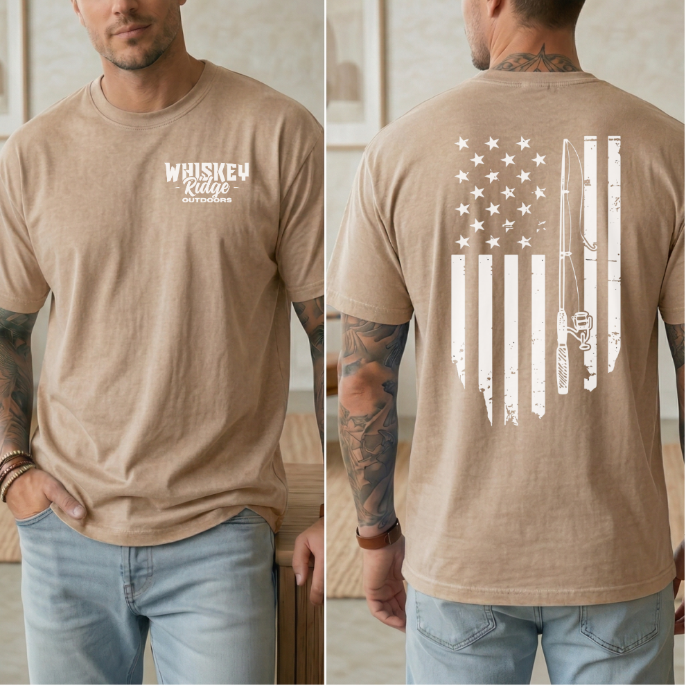 Whisky Ridge Outdoors, American Fishing T-Shirt