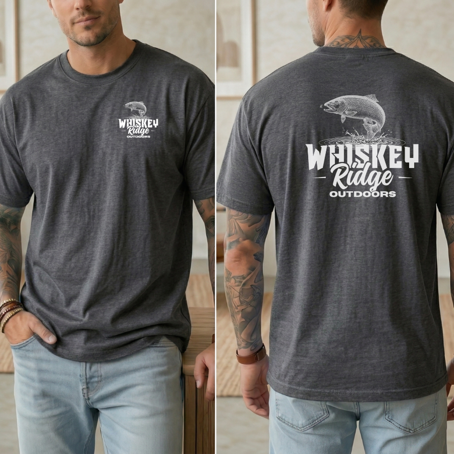 Whiskey Ridge Outdoors Logo Tee – Fishing Edition