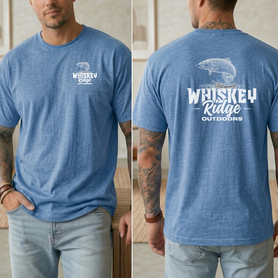 Whiskey Ridge Outdoors Logo Tee – Fishing Edition