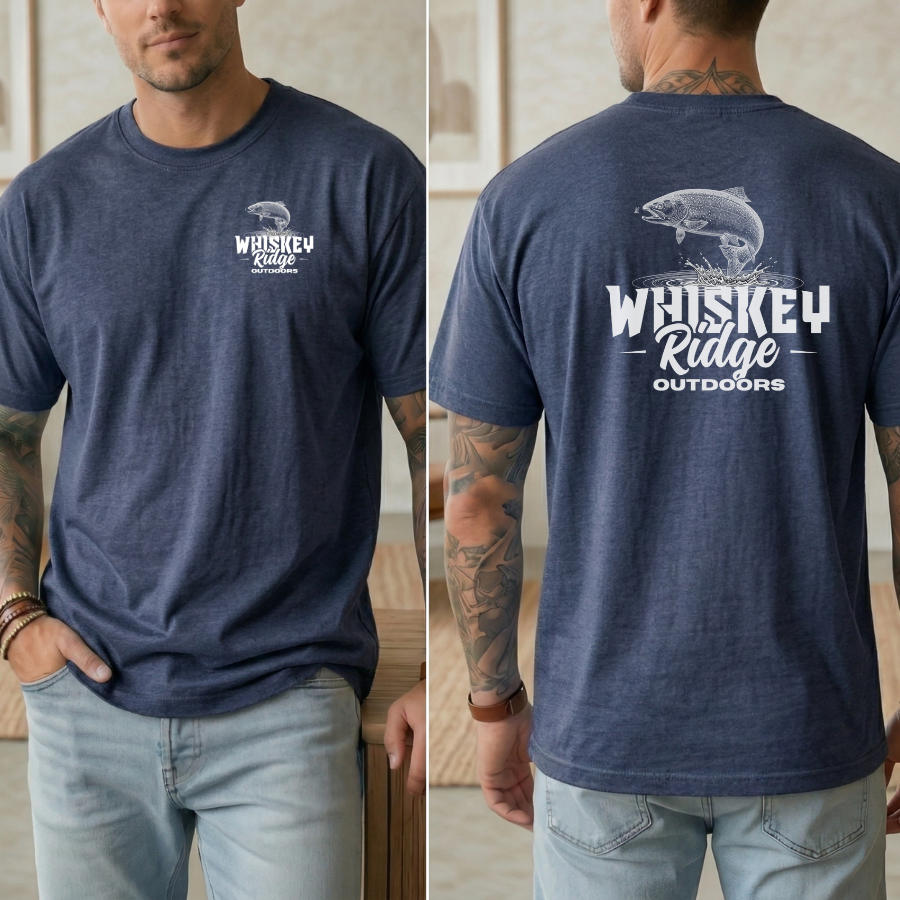 Whiskey Ridge Outdoors Logo Tee – Fishing Edition
