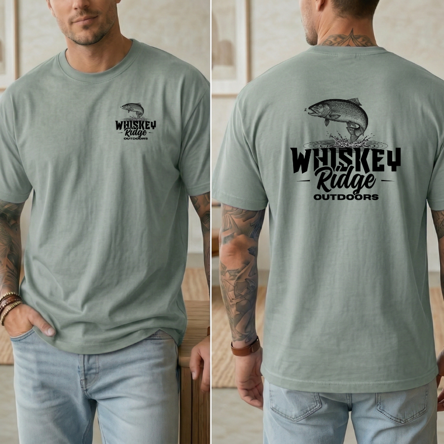 Whiskey Ridge Outdoors Logo Tee – Fishing Edition