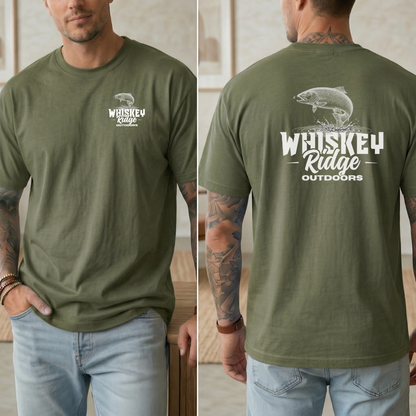 Whiskey Ridge Outdoors Logo Tee – Fishing Edition