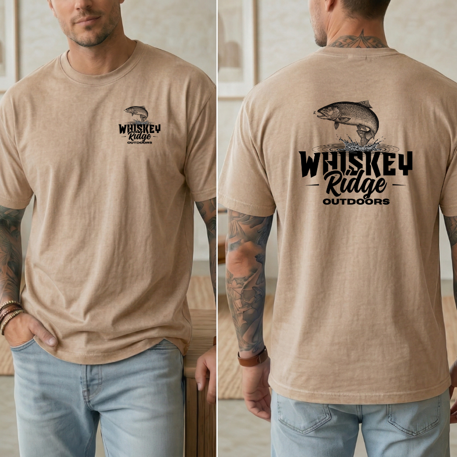 Whiskey Ridge Outdoors Logo Tee – Fishing Edition