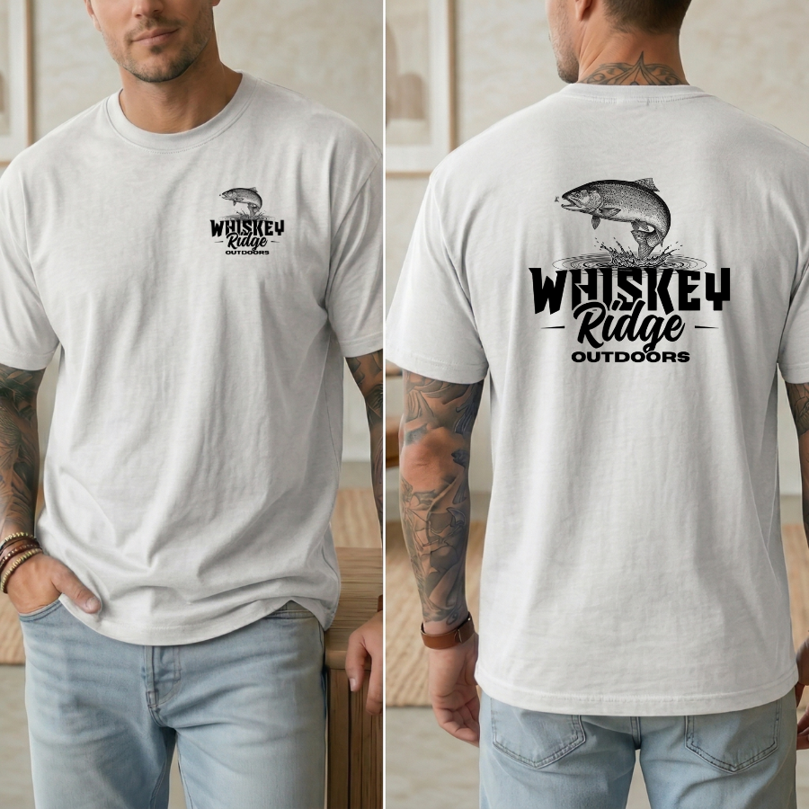Whiskey Ridge Outdoors Logo Tee – Fishing Edition